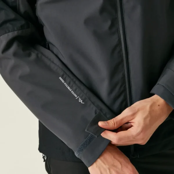 Ανδρικό Ορειβατικό Μπουφάν Γκρι4