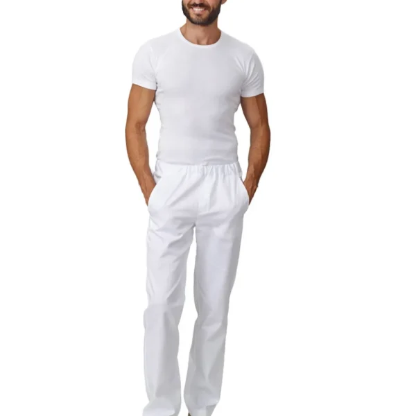 Ανδρικό Παντελόνι Σεφ Josh Λευκό 1