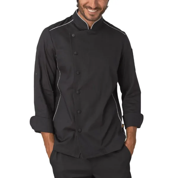 Ανδρικό Σακάκι Σεφ Alex Μαύρο1