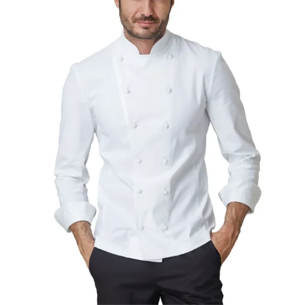 Ανδρικό Σακάκι Σεφ Cesare Λευκό