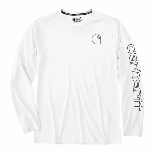 Μακρυμάνικη Αντηλιακή Μπλούζα Λευκή