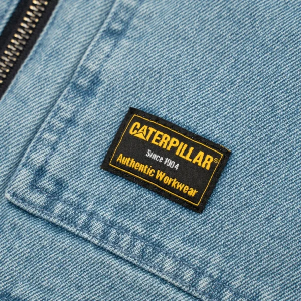 Τζιν Γιλέκο Μπλε Caterpillar - Image 4