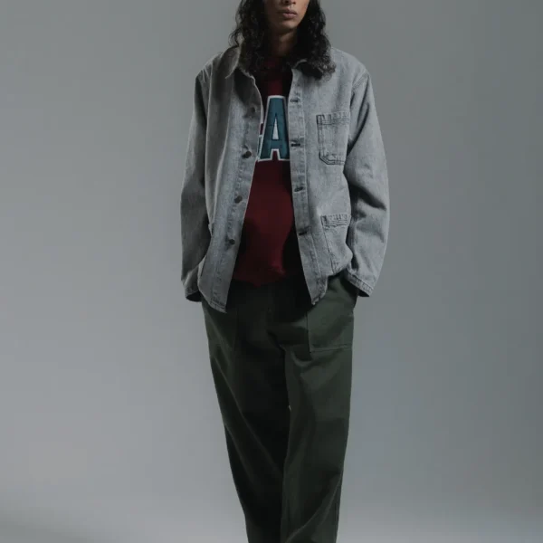 Πουκάμισο - Overshirt Denim Με Acid Wash Μαύρο Caterpillar - Image 3