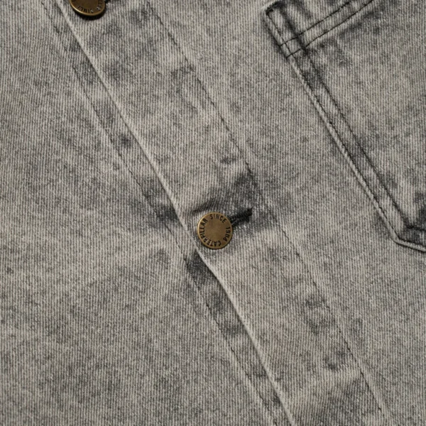 Πουκάμισο - Overshirt Denim Με Acid Wash Μαύρο Caterpillar - Image 4