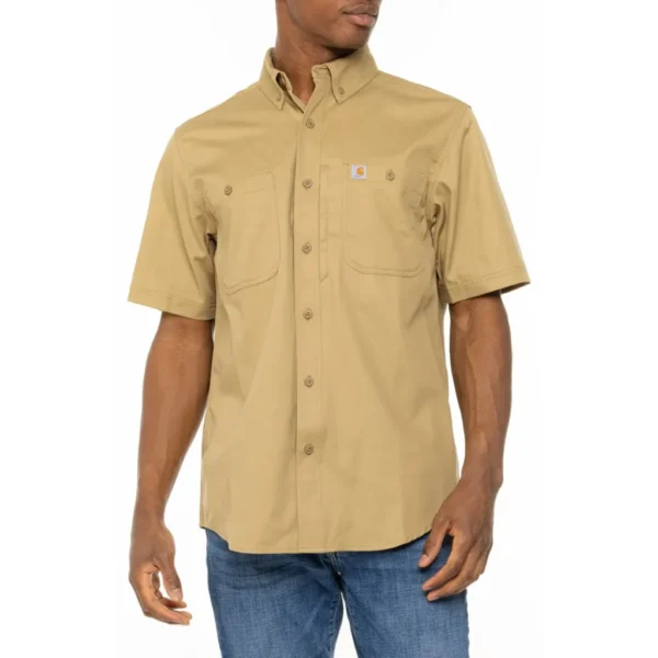 Ανδρικό Πουκάμισο Κοντομάνικο Rugged Professional Μπεζ1