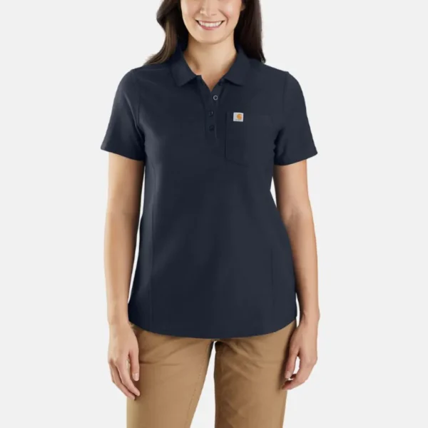 Γυναικείο T-Shirt Polo Navy1