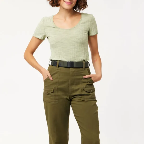 Ζώνη Ελαστική Unisex Blackwood Ivy GreenBlack 6