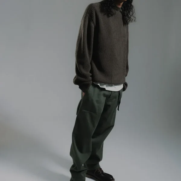 Πλεκτή Μπλούζα Σκούρο Καφέ4