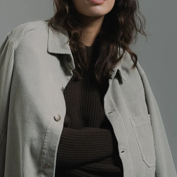 Πουκάμισο - Corduroy Overshirt Abbey Stone 2