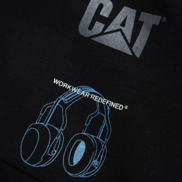 Φούτερ Pump Up The Volume Μαύρο Caterpillar - Image 3