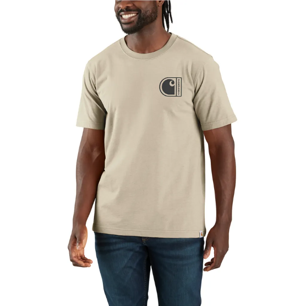 Ανδρικό T-Shirt C Graphic Oat Milk1