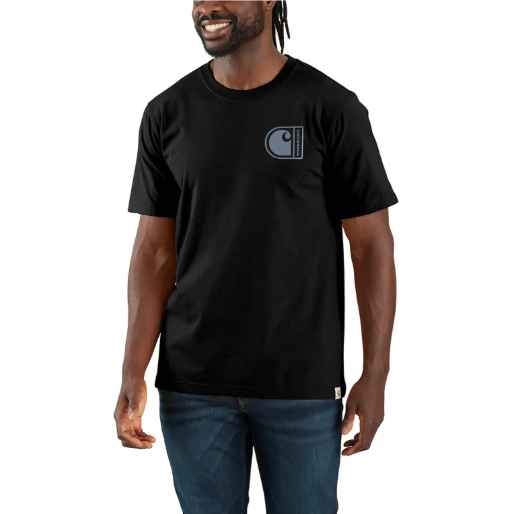 Ανδρικό T-Shirt C Graphic Μαύρο 1