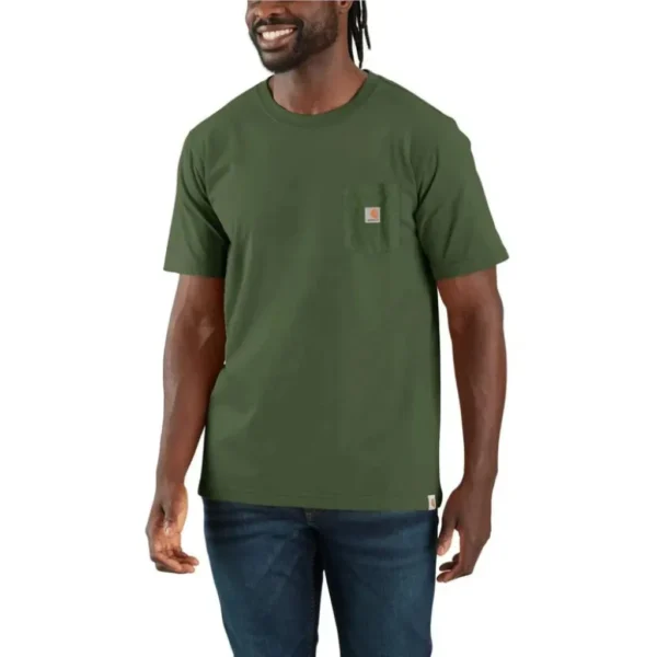 Ανδρικό T-Shirt Pocket Outdoor Graphic Χακί 2
