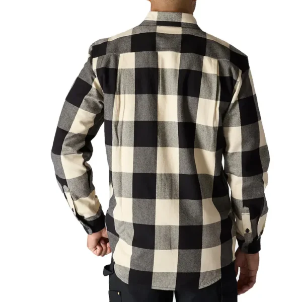 Ανδρικό Πουκάμισο Καρό Oat Milk 2