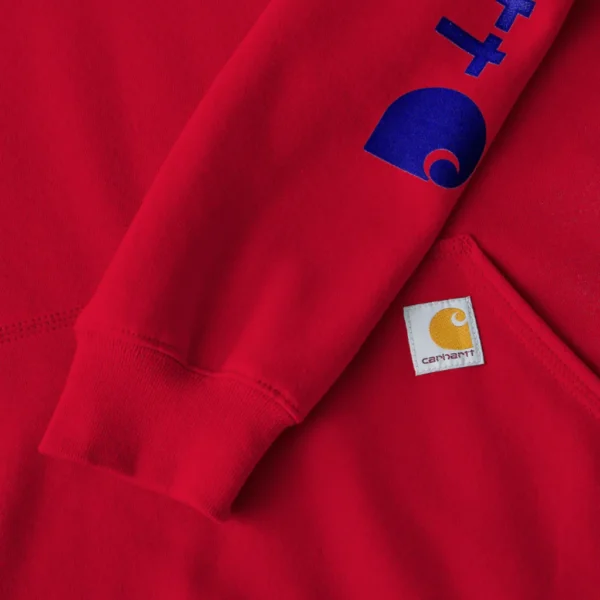 Ανδρικό Φούτερ Logo Sleeve Industry Red4