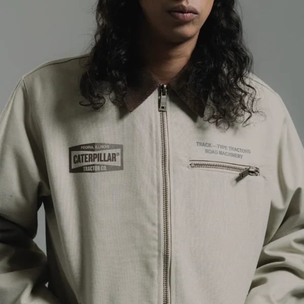 Μπουφάν Peoria Canvas Μπεζ Caterpillar 2 Μπουφάν Peoria Canvas Μπεζ Caterpillar - Image 2