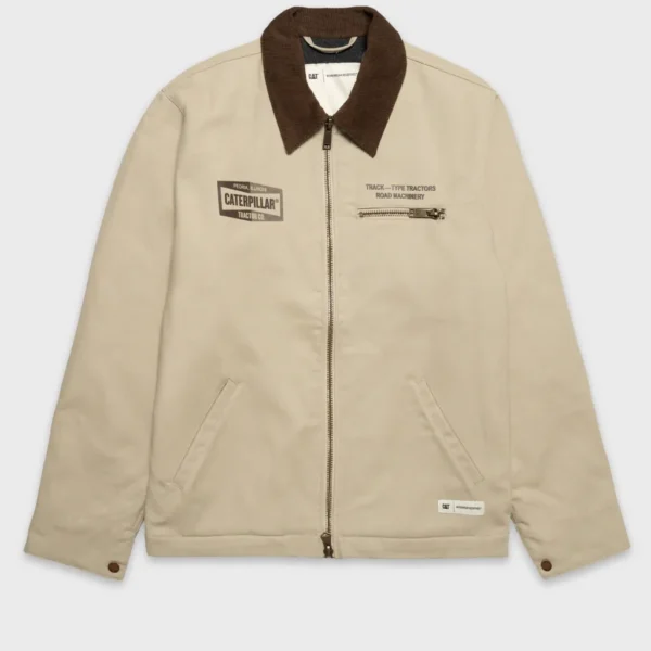 Μπουφάν Peoria Canvas Μπεζ Caterpillar 3 Μπουφάν Peoria Canvas Μπεζ Caterpillar - Image 3
