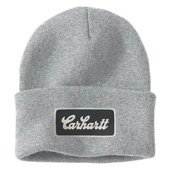 Σκούφος Knit Cuffed Γκρι