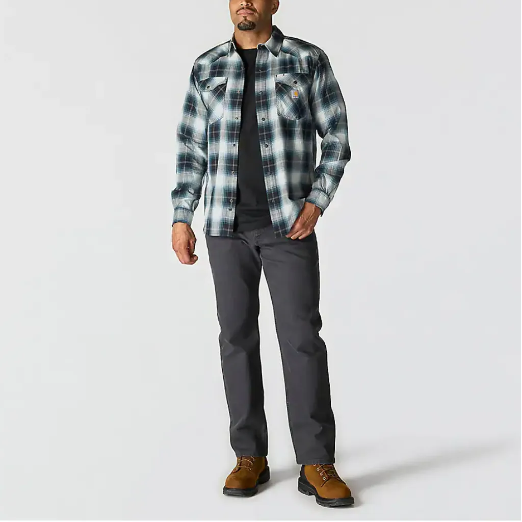 Ανδρικό Πουκάμισο Montana Καρό Μαύρο Carhartt 15 Ανδρικό Πουκάμισο Montana Καρό Μαύρο3