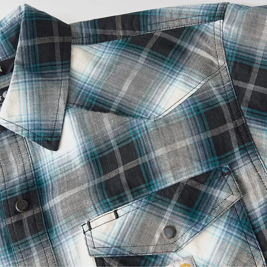 Ανδρικό Πουκάμισο Montana Καρό Μαύρο Carhartt 18 Ανδρικό Πουκάμισο Montana Καρό Μαύρο Carhartt - Image 6