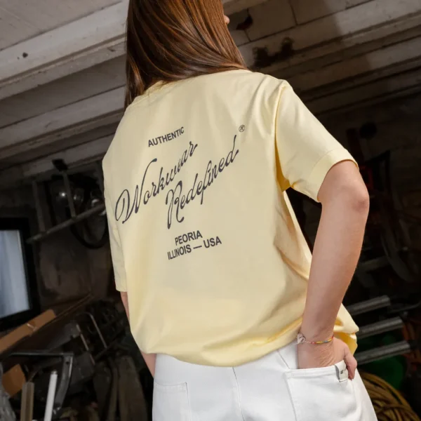 T-Shirt Authentic Workwear Κίτρινο1