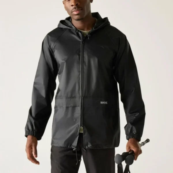 Αδιάβροχο Jacket Μαύρο1