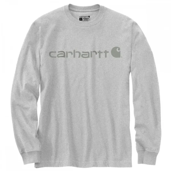 Ανδρική Μακρυμάνικη Μπλούζα New Logo Γκρι Carhartt 1 Ανδρική Μακρυμάνικη Μπλούζα New Logo Γκρι