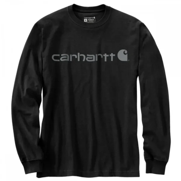 Ανδρική Μακρυμάνικη Μπλούζα New Logo Μαύρη Carhartt 1 Ανδρική Μακρυμάνικη Μπλούζα New Logo Μαύρη