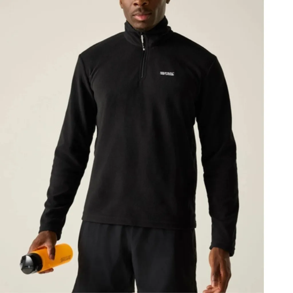 Ανδρικό Fleece Half-Zip Μαύρο1