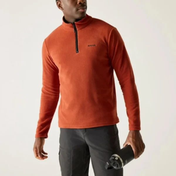 Ανδρικό Fleece Half-Zip Πορτοκαλί 1