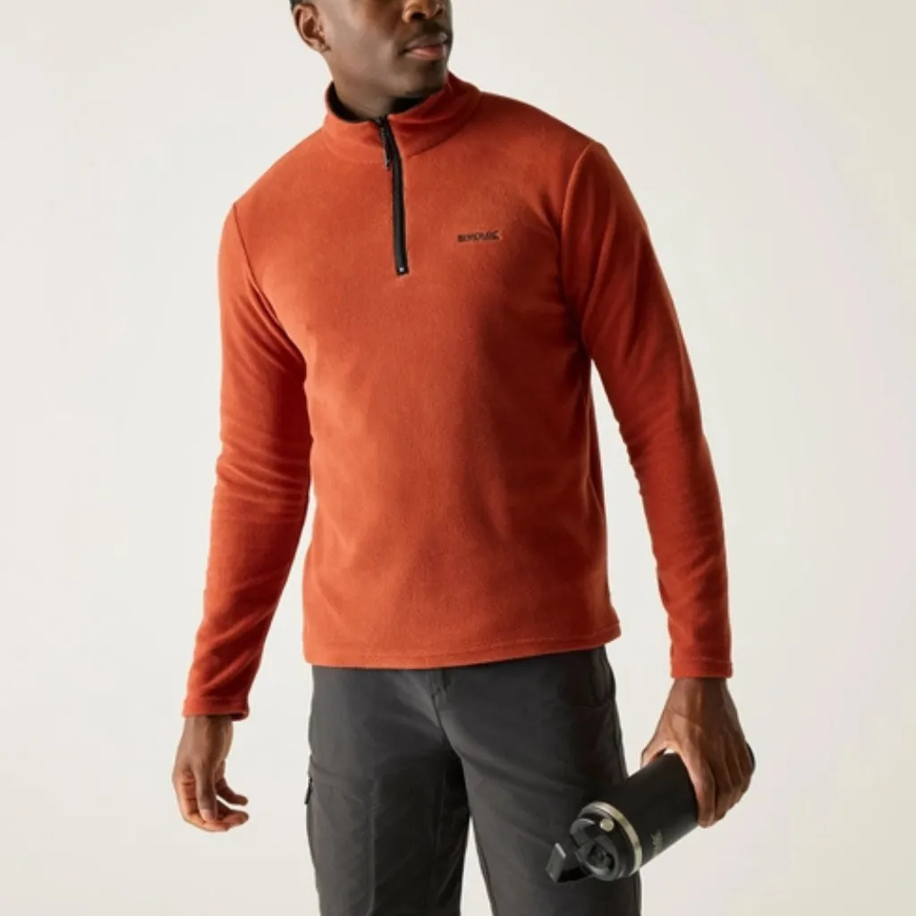 Ανδρικό Fleece Half-Zip Πορτοκαλί 1