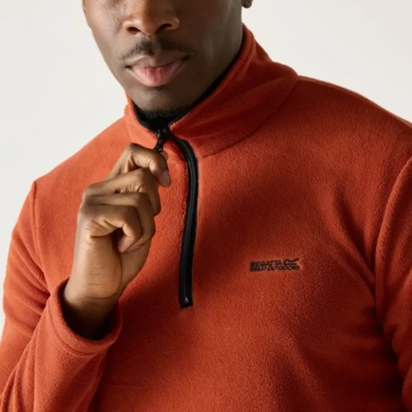 Ανδρικό Fleece Half-Zip Πορτοκαλί 3