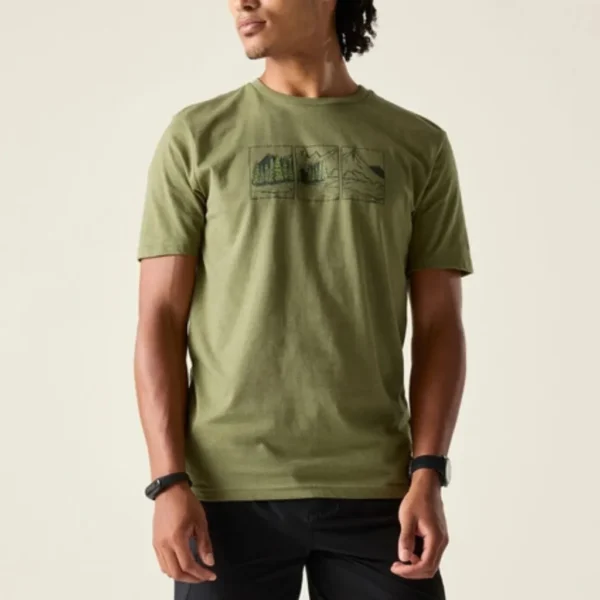 Ανδρικό T-Shirt Movement III Χακί Dare 2B 1 Ανδρικό T-Shirt Movement III Χακί 1