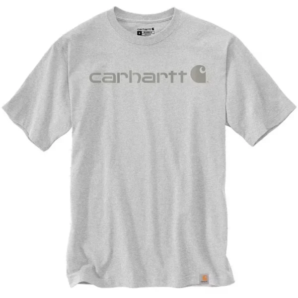 Ανδρικό T-Shirt New Logo Γκρι Carhartt - Image 2