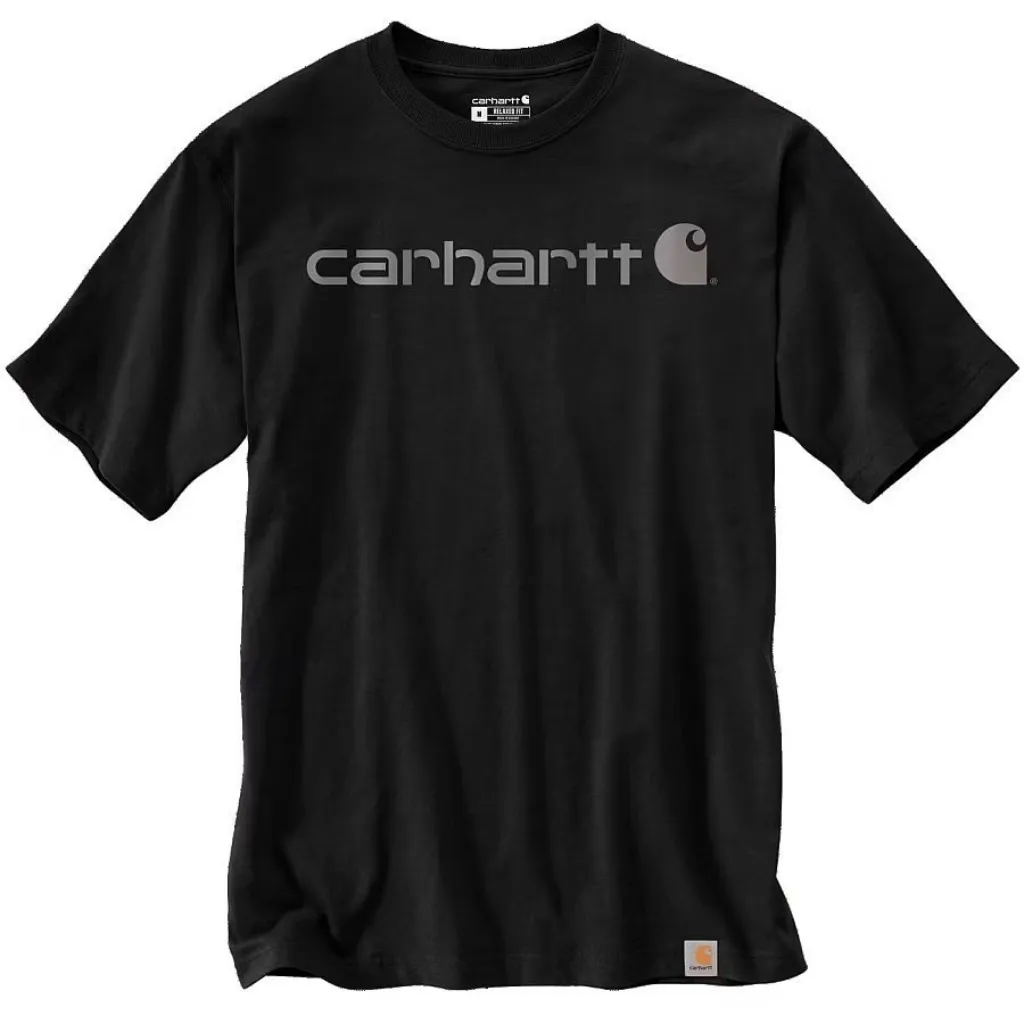 Ανδρικό T-Shirt New Logo Μαύρο Carhartt 6 Ανδρικό T-Shirt New Logo Μαύρο Carhartt - Image 2