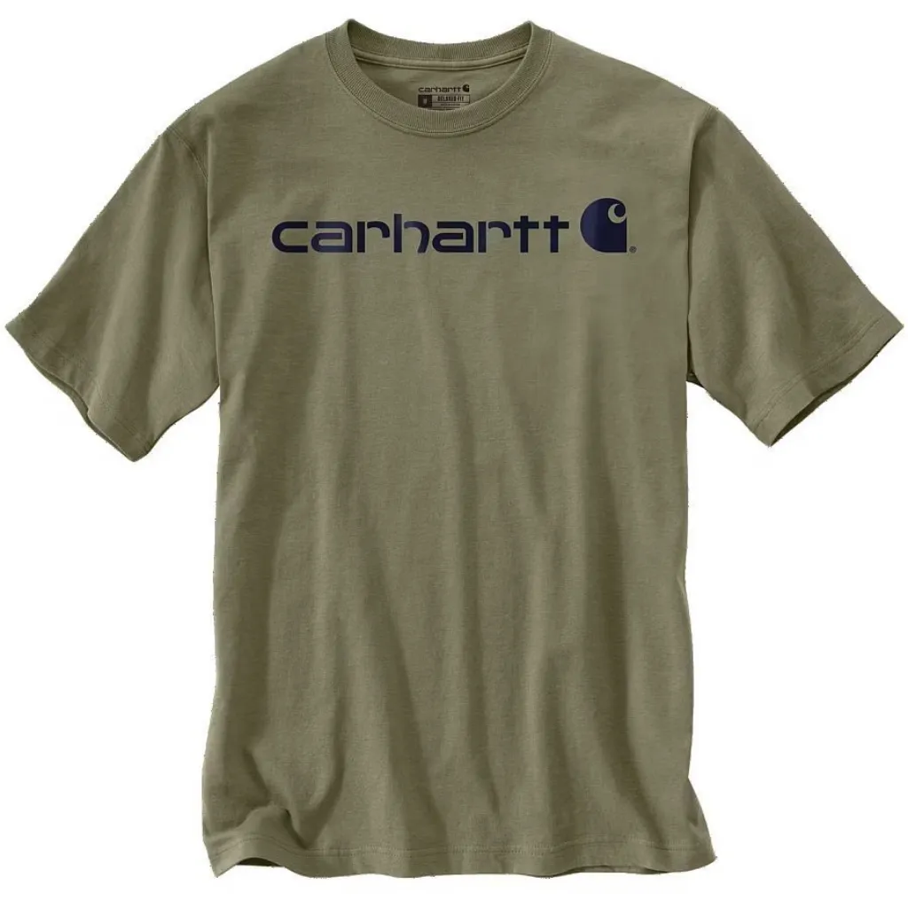 Ανδρικό T-Shirt New Logo Χακί Carhartt 6 Ανδρικό T-Shirt New Logo Χακί 2