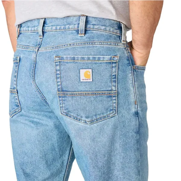 Ανδρικό Παντελόνι Τζιν Ανοιχτό Μπλε Carhartt 3 Ανδρικό Παντελόνι Τζιν Ανοιχτό Μπλε Carhartt - Image 3