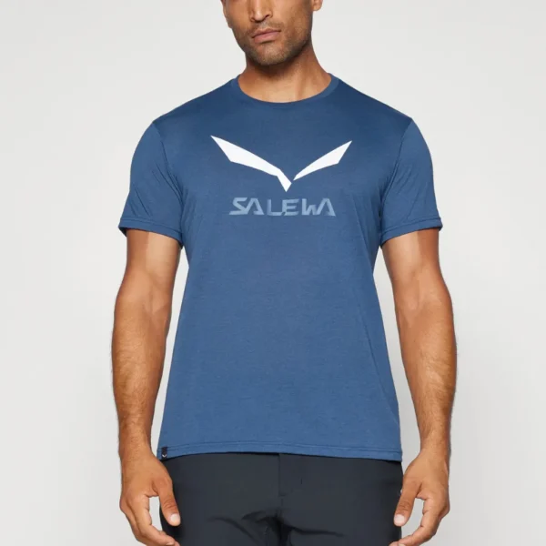 Ανδρικό Τ-Shirt Logo Μπλε Salewa - Image 2