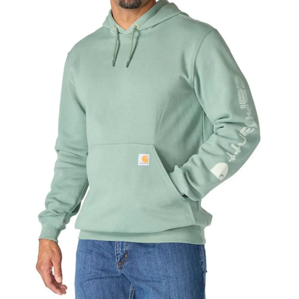 Ανδρικό Φούτερ Logo Sleeve Green Slate1