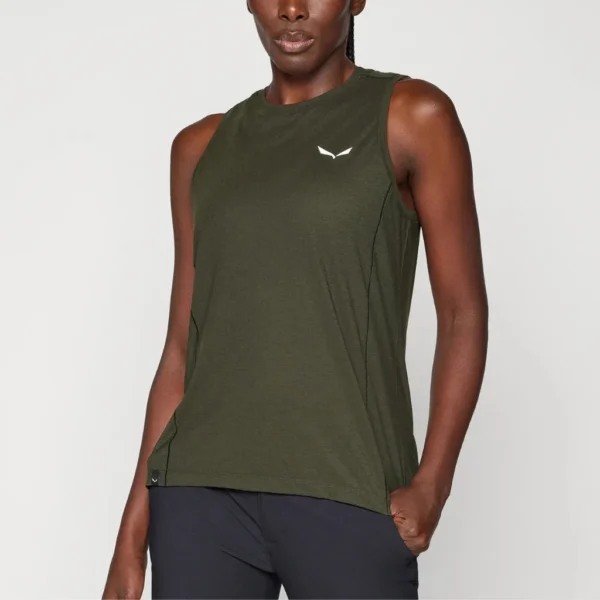 Γυναικεία Αμάνικη Μπλούζα Χακί Salewa 1 Γυναικεία Αμάνικη Μπλούζα Χακί Salewa