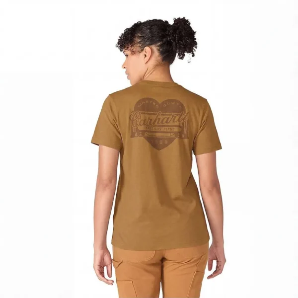 Γυναικείο T-Shirt Heritage Heart Καφέ 2