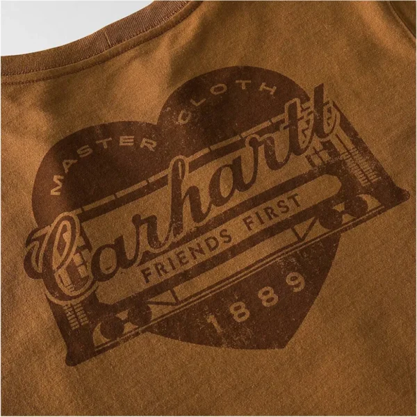Γυναικείο T-Shirt Heritage Heart Καφέ 5