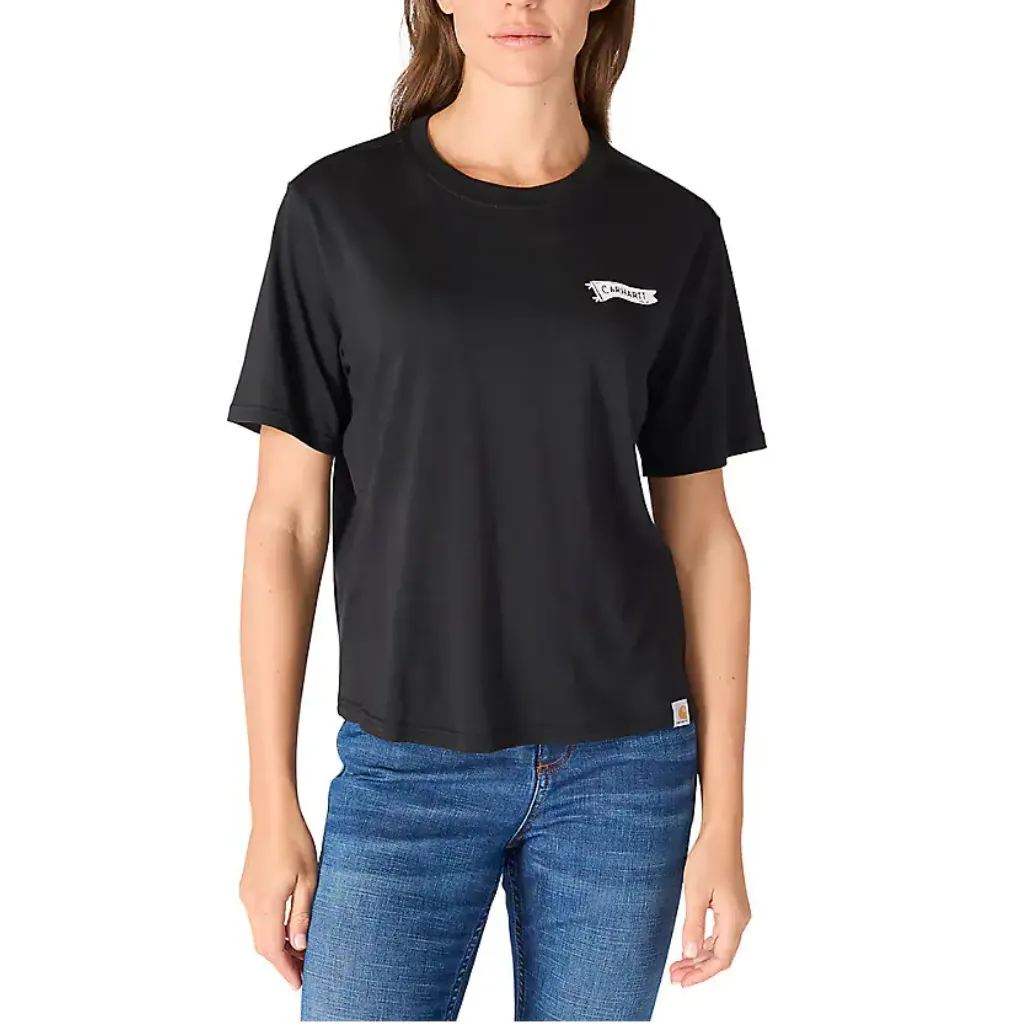 Γυναικείο T-Shirt Pennant Flag Μαύρο1