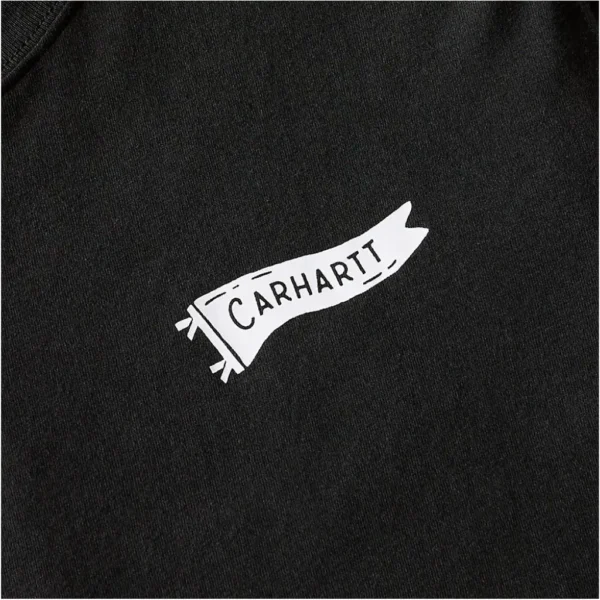 Γυναικείο T-Shirt Pennant Flag Μαύρο Carhartt 4 Γυναικείο T-Shirt Pennant Flag Μαύρο4