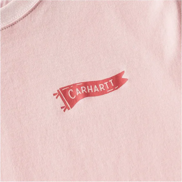 Γυναικείο T-Shirt Pennant Flag Ροζ Carhartt - Image 4