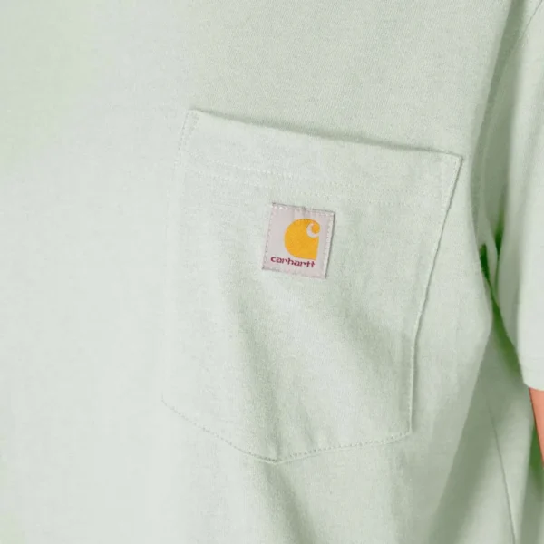 Γυναικείο T-Shirt με Τσέπη Smoked Teal Carhartt 2 Γυναικείο T-Shirt με Τσέπη Smoked Teal 2