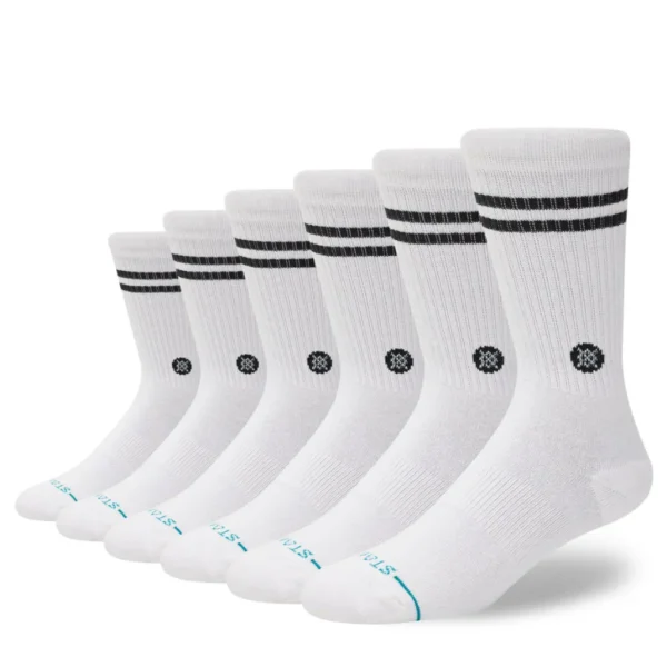 Κάλτσες Crew 6-Pack Λευκές