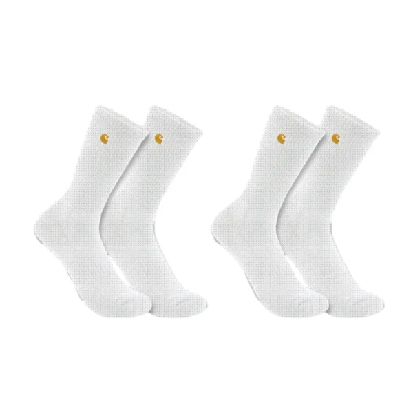 Κάλτσες Force Midweight Crew 2-Pack Λευκές Carhartt 1 Κάλτσες Force Midweight Crew 2-Pack Λευκές
