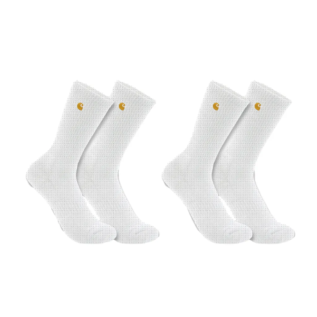 Κάλτσες Force Midweight Crew 2-Pack Λευκές