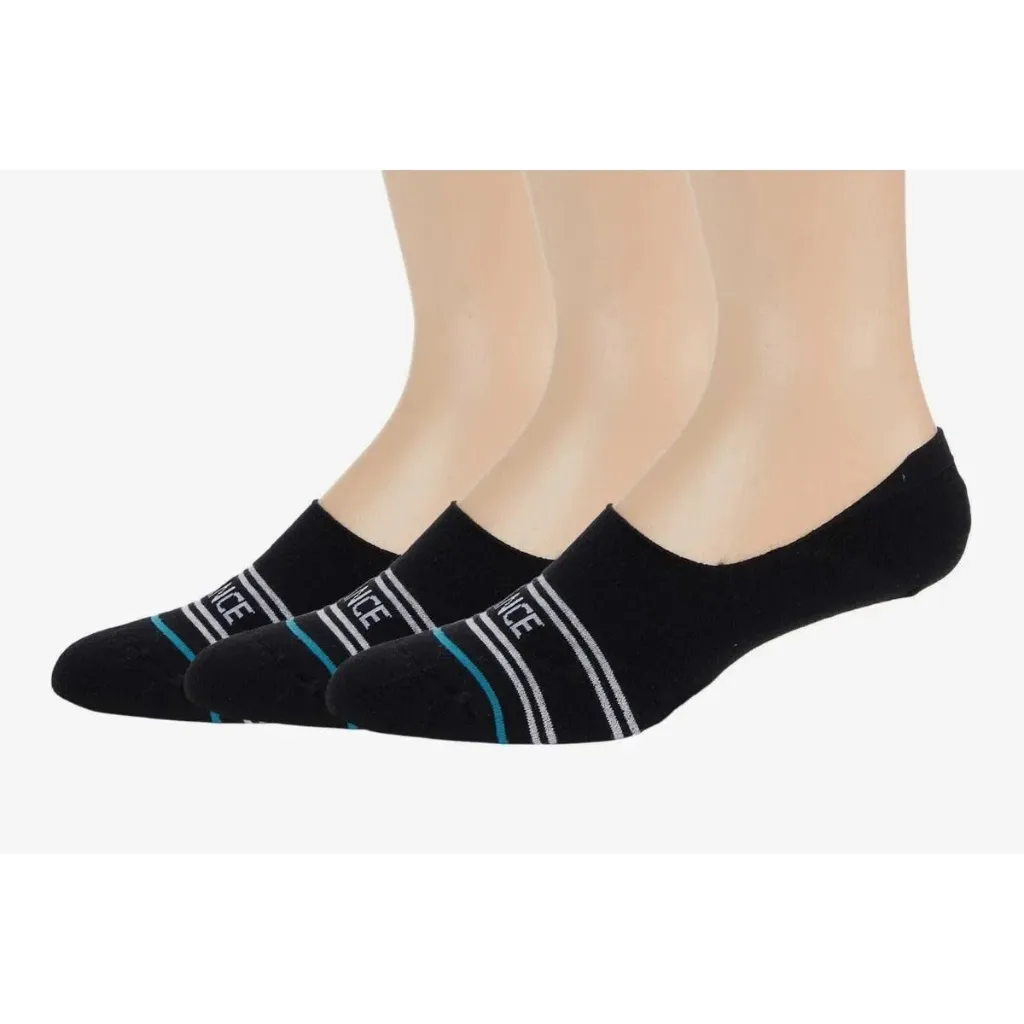 Κάλτσες Vital No Show 3-Pack Μαύρες